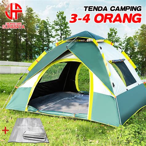 Jual Tenda Camping 5 8 Orang 3 8 2 6 2M Orang Lipat Portable Waterproof