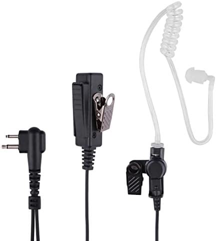 Amazon Goodqbuy Pin Ptt Mic Covert Acoustic Tube Earpiece