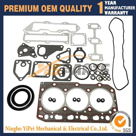 For Yanmar 3TNE84 3TNE84T 3D84E 3B 3D84 Full Overhaul Gasket Kit Set