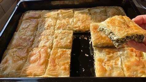 Pite Me Spinaq Me Nji Metode Shume Praktike Albanian Spinach Pie Recipe