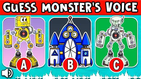 New Wubbox Monster Guess Monster S Voice My Singing Monsters Pt