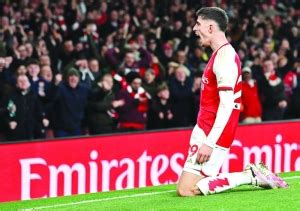 Havertz Goal Puts Arsenal Top With Brentford Win Gulf Times