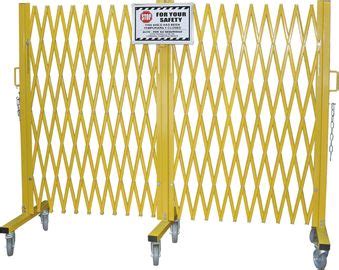 Metal Expandable Barrier Gates Portable Folding Safety Barrier With