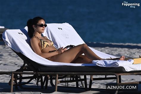 Camila Mendes Stuns In Miami Beach In A Sexy Bikini Shoot Aznude