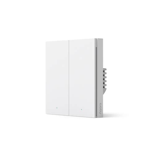 Выключатель двухклавишный без нейтрали | Aqara Smart Wall Switch H1 EU ...