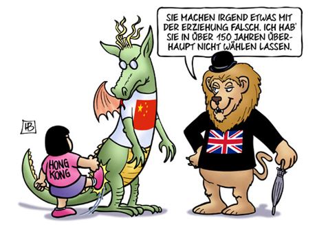 Hongkong Von Harm Bengen Politik Cartoon Toonpool