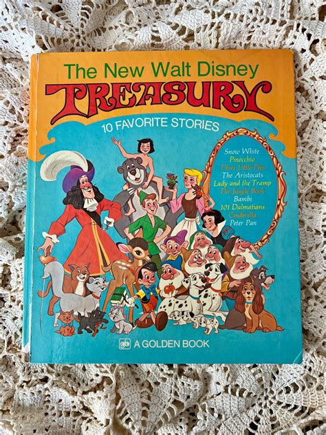 The New Walt Disney Treasury 10 Favorites Stories Book 1971 By Golden