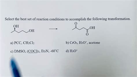 Diol Oxidation Example 2 Youtube