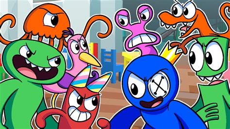 RAINBOW FRIENDS Vs GARTEN of BAN BAN FNF Animación en Español YouTube