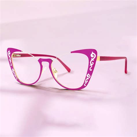 Ithran Cat Eye Purple Eyeglasses Vooglam