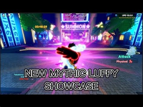 Anime Adventures New Mythic Luffy Bounce Showcase Youtube