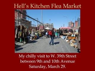 Hell's Kitchen Flea Market | PPT