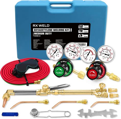 Amazon Rx Weld Kit De Antorcha De Ox Geno Y Acetileno Juego De