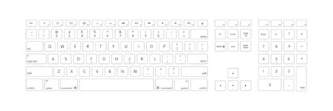 Premium Vector Keyboard Laptop And Computer Isolated Blank Modern Key