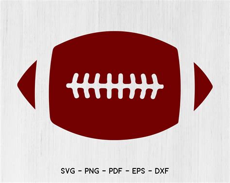 Football SVG, Football Silhouette, Football PNG, Football Cut Files, Svg Files, Cricut Files ...