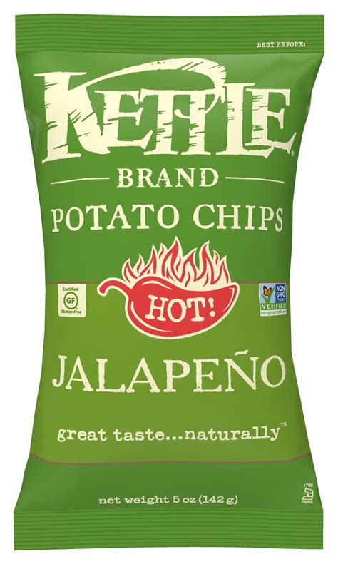 Kettle Brand Potato Chips, Jalapeno Kettle Chips, 5 Oz - Walmart.com ...