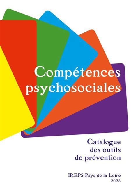 3ème édition Du Catalogue Des Outils De Prévention Sur Les Compétences