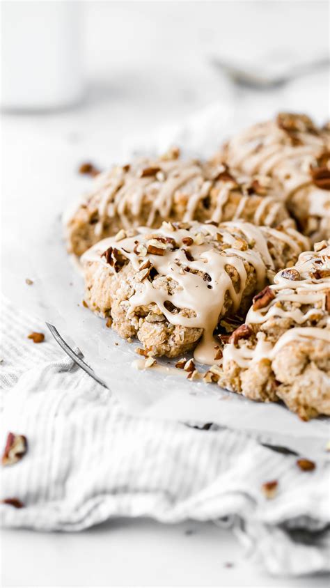 Banana Scones with Cinnamon Maple Glaze | Butternut Bakery