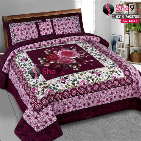 Best Bedsheets In Pakistan D Beddings In Magenta Color She Pk