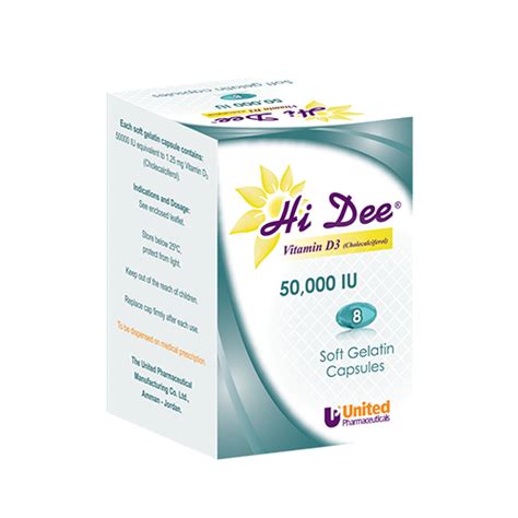 Hi Dee 50000 Iu S G 8 Capsules Premium Serve Drugstore