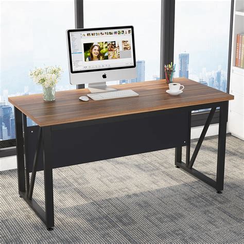 Buy Tribesigns L Shaped Computer Desk 55 Inches Executive Desk With 43