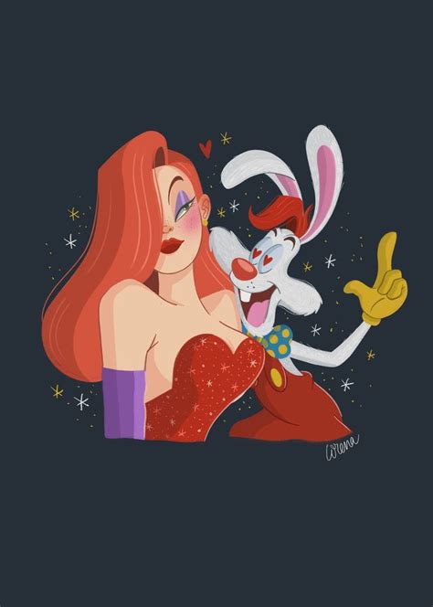 Jessica and Roger Rabbit - Etsy | Jessica rabbit cartoon, Jessica and roger rabbit, Roger rabbit