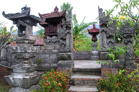 Hindu Temple In Pemuteran On The Bali Island In Indonesia Stock Photo ...