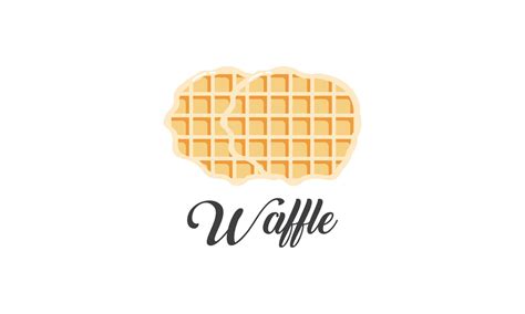 Waffle Dessert Sweet Food Bakery Logo Vector Art At Vecteezy