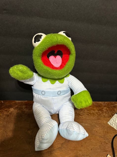 Baby Kermit Frog Plush With Pampers Tag Vintage 1984 Muppet Babies - Etsy