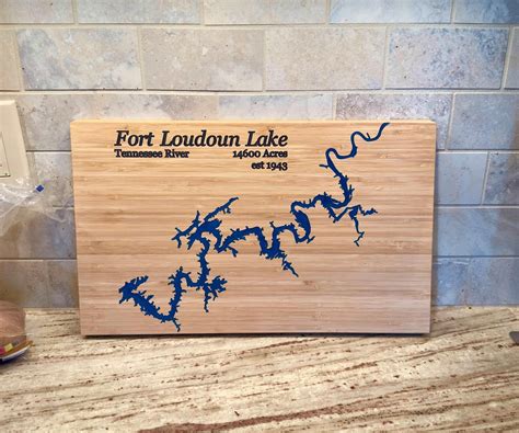 Engraved Lake Maps 7 Steps Instructables