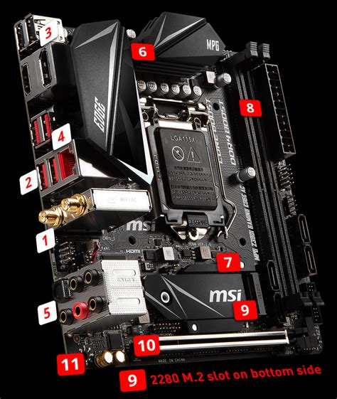 Msi Z I Gaming Edge Ac Motherboard Techbuy Australia