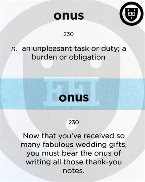 Onus Definition