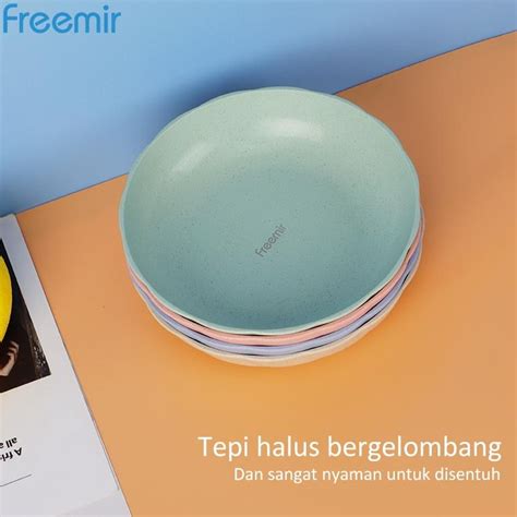 Jual P4T2 Mir Set 4pcs Piring Gelombang 15cm Mini Piring Makan Wheat Aw