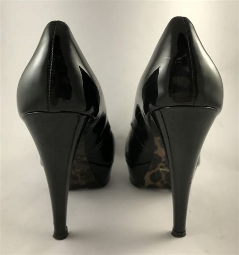 Lot Guess Black Patent Leather Platform Stiletto Pumps