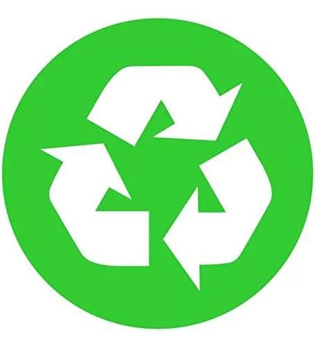 Hermoso Símbolo De Reciclaje Logotipo Calcomanía 5 Pulgada Meses Sin