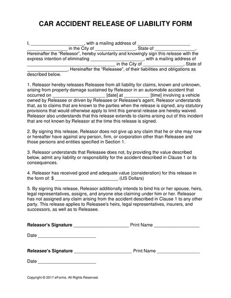 Free 14 Legal Waiver Forms In Pdf Ms Word