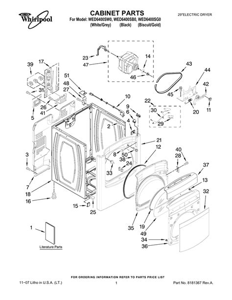 Wiring Diagram Of Whirlpool Dryer Wiring Draw