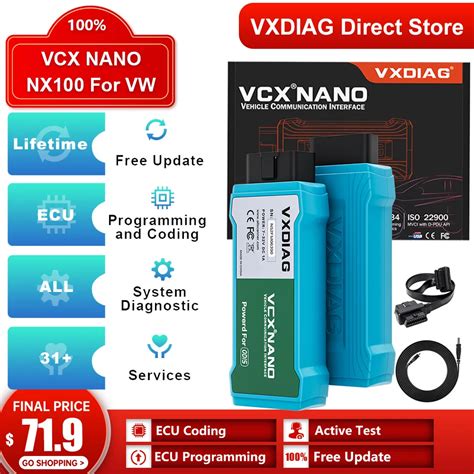 Vxdiag Vcx Nano For Vw All System Diagnostic Tools For Audi For Skoda