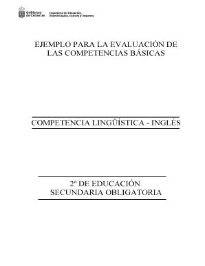 Fillable Online Gae Anaya Ejemplo Para La Evaluaci N De Las