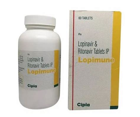 Lopimune Lopinavir And Ritonavir Tablets IP Cipla Ltd Treatment Hiv