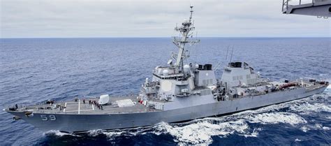 USS Russell DDG-59 Arleigh Burke class Destroyer US Navy