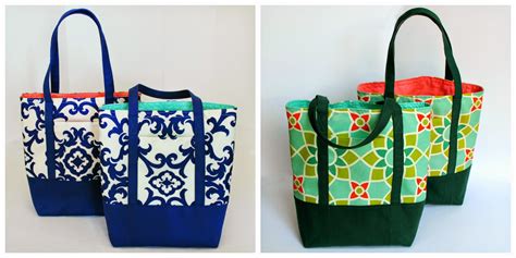 The Inspired Wren TUTORIAL Lined Canvas Tote