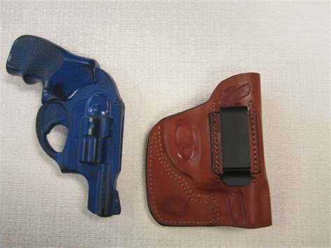 Braids Holsters Ruger LCR IWB & POCKET BROWN LEATHER HOLSTER, right hand