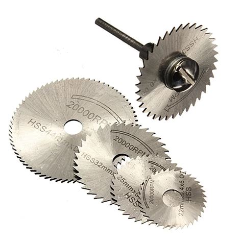 6pcs/set Mini HSS Circular Saw Blades Rotary Tool For Dremel Metal ...