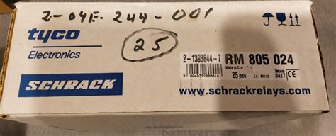 NEW Tyco Schrack TE Connectivity 24V 25A DPDT 2FormC Power Relay