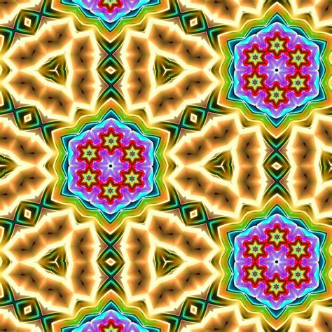 Premium Photo A Colorful Kaleidoscope Pattern With A Colorful Background