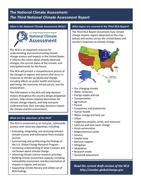 National Climate Assessment Handout Climate Access