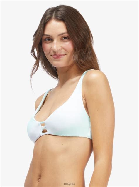 Roxy Mujer Top De Bikini Tri Ngulo Alargado Reversible Palm Tree Dreams