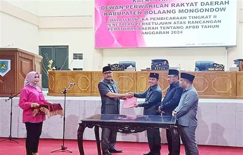 DPRD Bolmong Tetapkan APBD Tahun Anggaran 2024 GAWAI CO