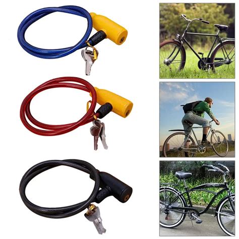 Serrure barillet Verrou de câble de vélo antivol accessoires de